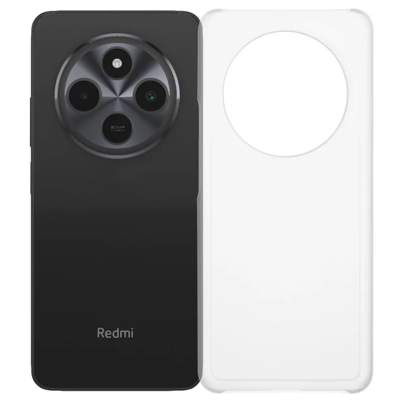 Coque pour Xiaomi Redmi 14C 4G / 14R 5G / Poco C75 4G en PC dur givré minimaliste - Transparente