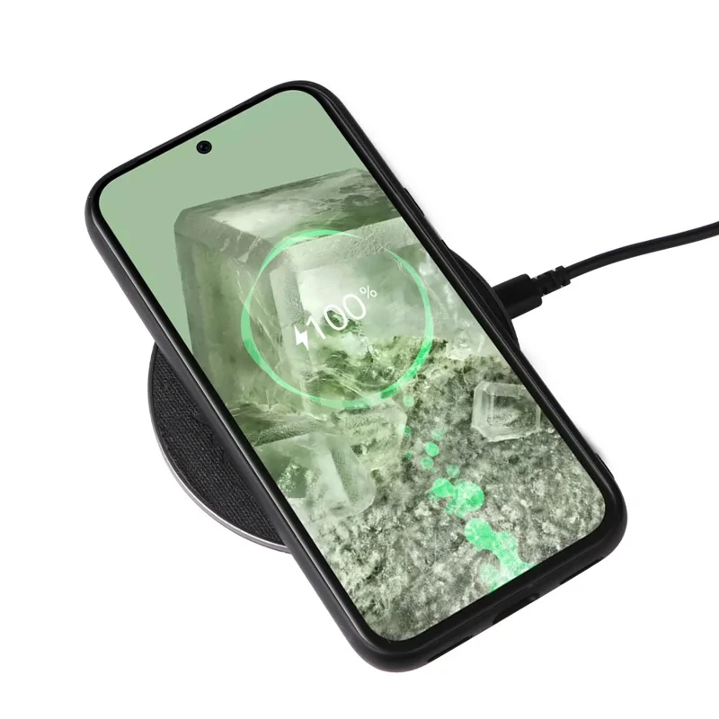 For Google Pixel 8a Case PU Leather+TPU+PC Phone Back Cover - Black Glittery Sequins