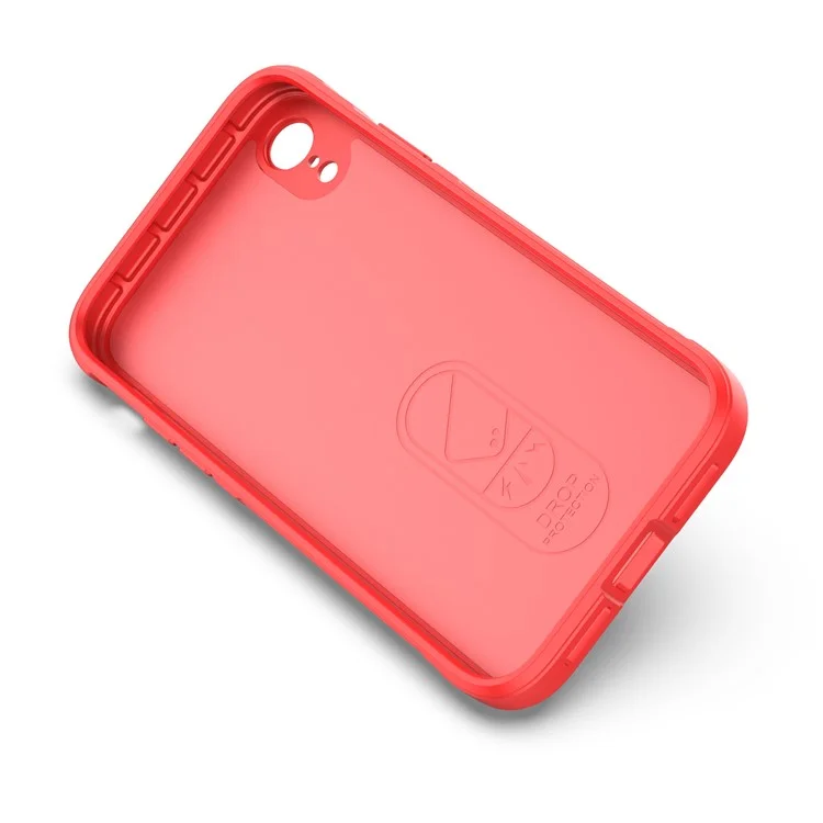 For iPhone XR Case Anti-Drop Soft TPU Rugged Phone Back Cover - Red
