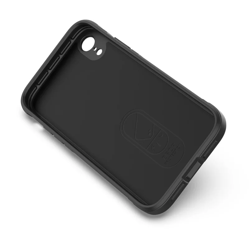 For iPhone XR Case Anti-Drop Soft TPU Rugged Phone Back Cover - Light Grey