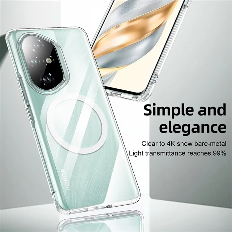 Bulk Purchasing For Honor 300 Case Compatible with MagSafe Scratch Resistant PC+TPU Phone Cover - Transparent