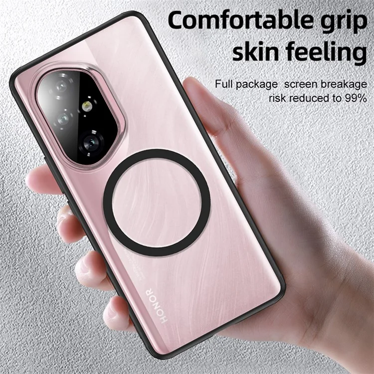 Bulk Purchasing For Honor 300 Pro Case Compatible with MagSafe Shockproof PC + TPU Phone Cover - Black