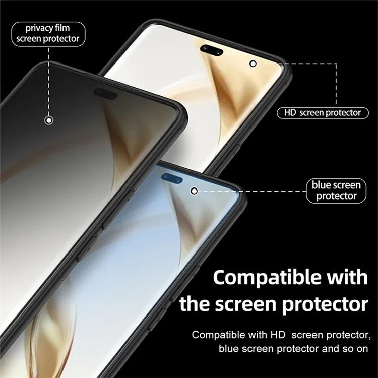 Bulk Purchasing For Honor 300 Pro Case Compatible with MagSafe Shockproof PC + TPU Phone Cover - Black