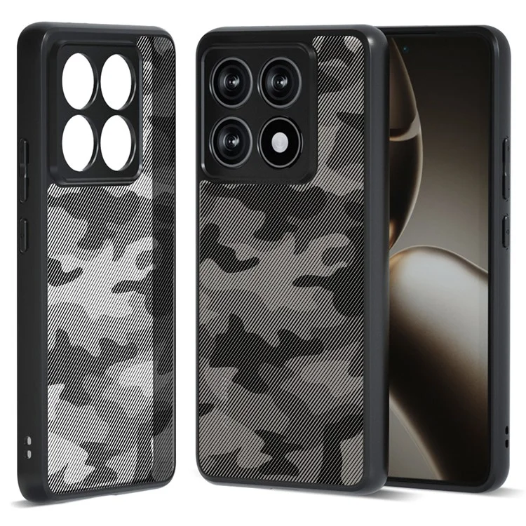 Coque pour Xiaomi 14T Pro IBMRS en TPU + PC, robuste et antichoc, avec protection pour l'appareil photo - Camouflage artistique