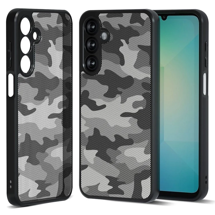 IBMRS Hülle für Samsung Galaxy A16 5G / 4G, TPU + PC, stoßfest, Kameraschutz - Künstlerische Tarnfarben