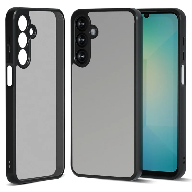 IBMRS For Samsung Galaxy A16 5G / 4G Case TPU + PC Heavy Duty Shockproof Phone Cover Camera Protection - Matte Black