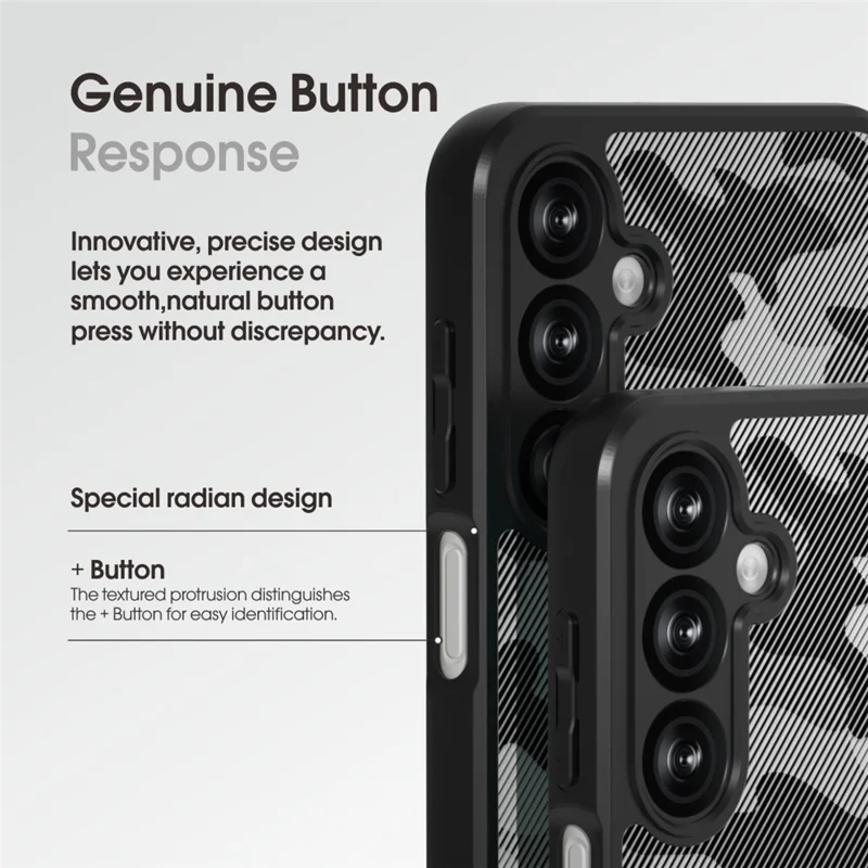 IBMRS For Samsung Galaxy A16 5G / 4G Case TPU + PC Heavy Duty Shockproof Phone Cover Camera Protection - Matte Black