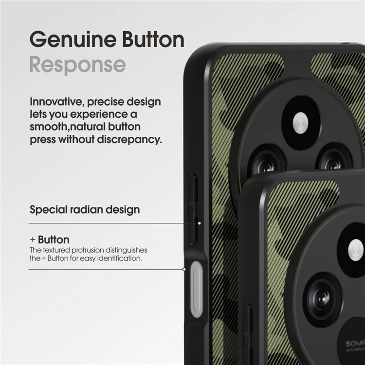 Étui IBMRS pour Xiaomi Redmi 14C 4G en TPU + PC, protection antichoc robuste, protection pour l'appareil photo - Camouflage artistique