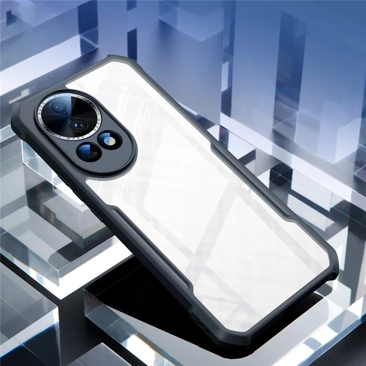 Capa XUNDD para Huawei nova 13, à prova de choques, TPU + acrílico, capa traseira transparente para telefone