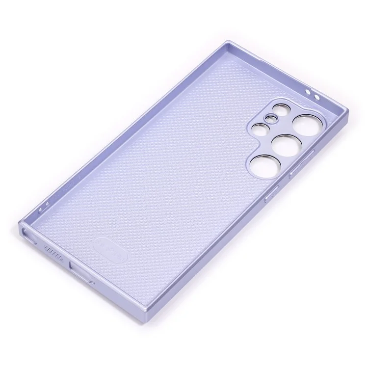 DEKKER Funda trasera compatible con Samsung Galaxy S23 Ultra con MagSafe, de PU+TPU - Morado