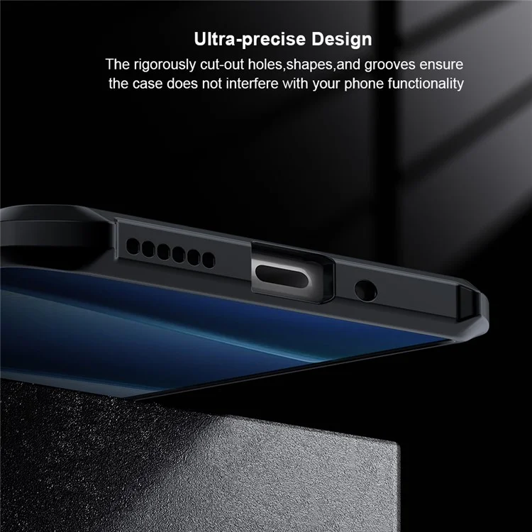 Coque XUNDD pour Xiaomi Redmi Note 14 Pro 5G, antichoc en TPU et dos en acrylique transparent.