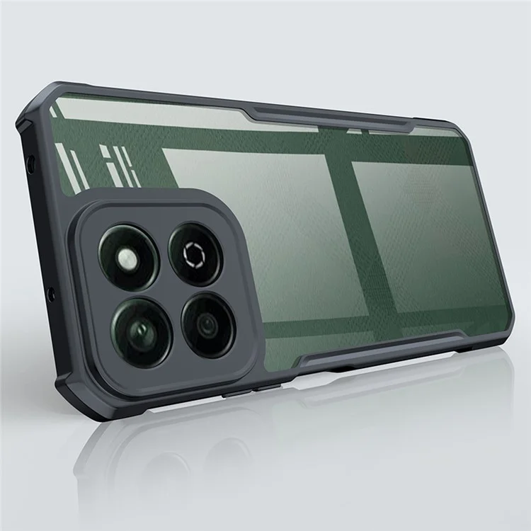 Capa XUNDD For Honor X7c 4G / 200 Smart 5G à prova de quedas TPU + tampa traseira de acrílico transparente