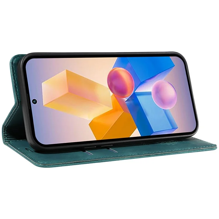 BETOPNICE 003 Wallet Case for Infinix Smart 8 Plus / Smart 8 Pro 4G / Smart 8 4G / Hot 40i / TECNO Spark Go 2024 4G Leather Phone Cover - Green