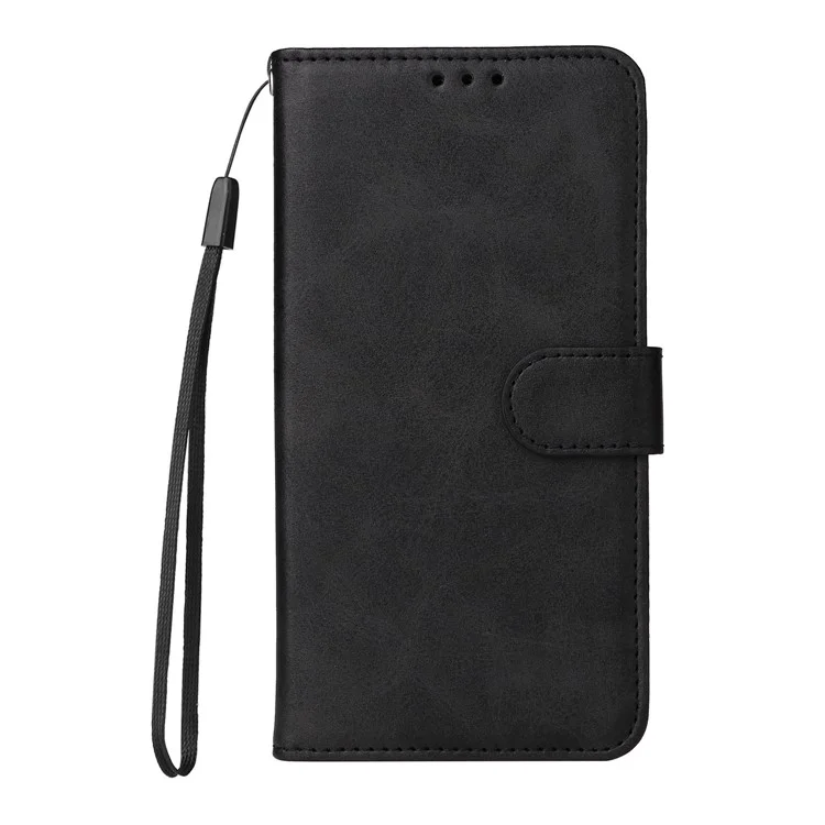 Funda para TECNO Spark 30C 4G Billetera de cuero sintético Folio Flip Cover - Negro