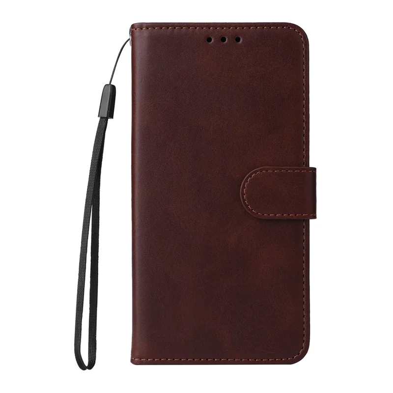 For TECNO Spark 30C 4G Case Wallet PU Leather Folio Flip Phone Cover - Brown