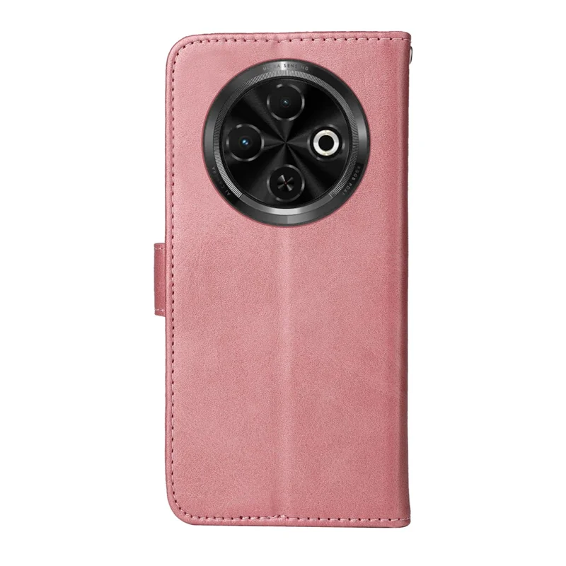 For TECNO Spark 30C 4G Case Wallet PU Leather Folio Flip Phone Cover - Pink