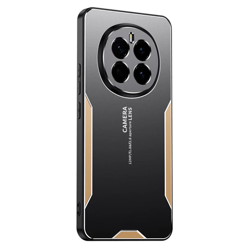 For Honor Magic7 5G Handyhülle Aluminiumlegierung+TPU+PC Rückabdeckung - Gold