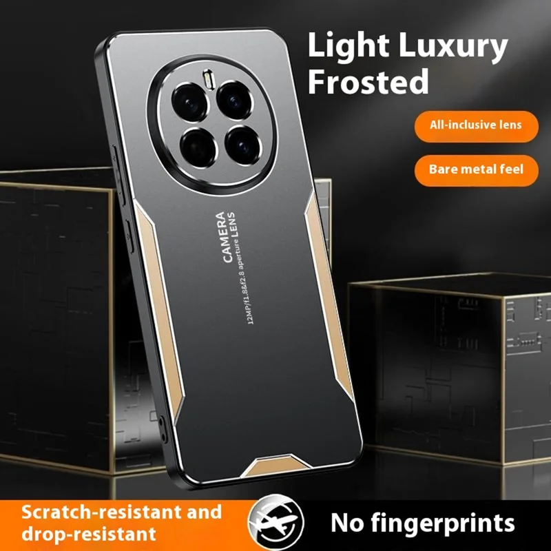 Obudowa do telefonu Honor Magic7 5G, tylna pokrywa z aluminium, TPU i PC - Srebrna