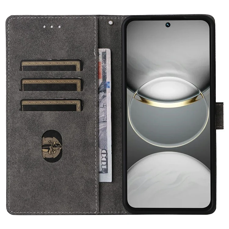 Für TECNO Spark 30 Pro 4G KL7 Wallet-Handyhülle mit RFID-Blockierung, PU-Leder-Klapphülle mit Ständer und Sichtfenster - Schwarz