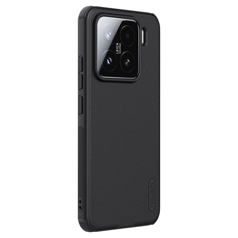 NILLKIN Frosted Shield Pro For Xiaomi 15 Case Matte PC+TPU Phone Cover - Black