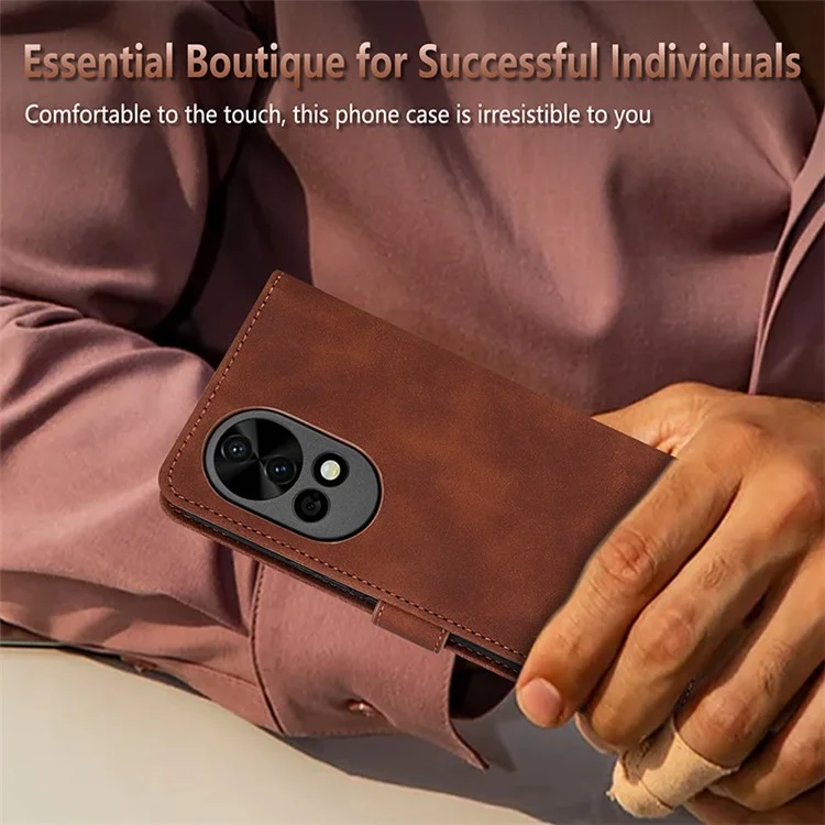 AZNS Para Huawei nova 13 Capa de carteira de couro PU - Preto