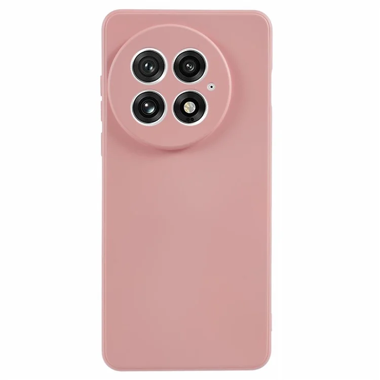 Funda para OnePlus 13 de TPU con parte posterior suave, revestimiento antirayones y fibra - Rosa