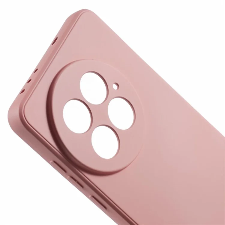 Funda para OnePlus 13 de TPU con parte posterior suave, revestimiento antirayones y fibra - Rosa