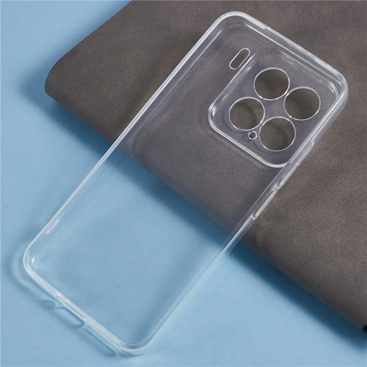 Для Xiaomi 15 прозрачный чехол для телефона ультратонкий гибкий TPU задняя крышка