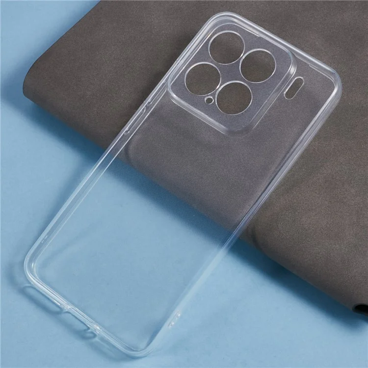 Для Xiaomi 15 прозрачный чехол для телефона ультратонкий гибкий TPU задняя крышка