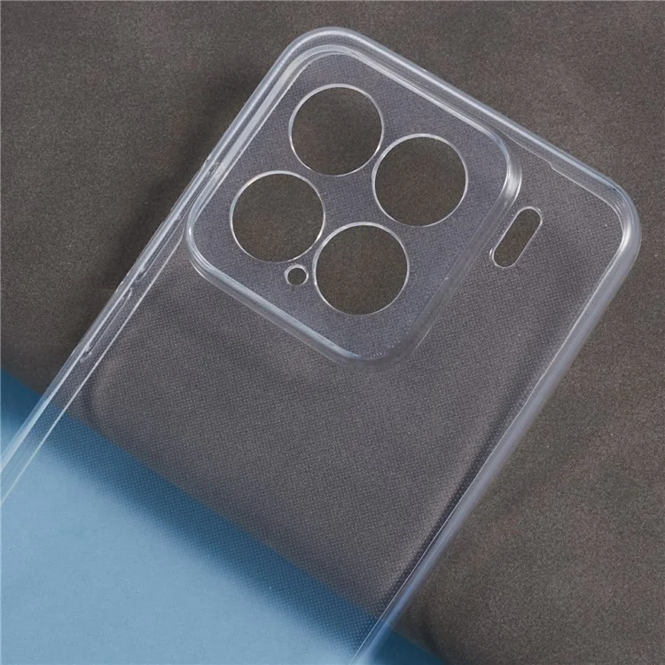 Для Xiaomi 15 прозрачный чехол для телефона ультратонкий гибкий TPU задняя крышка