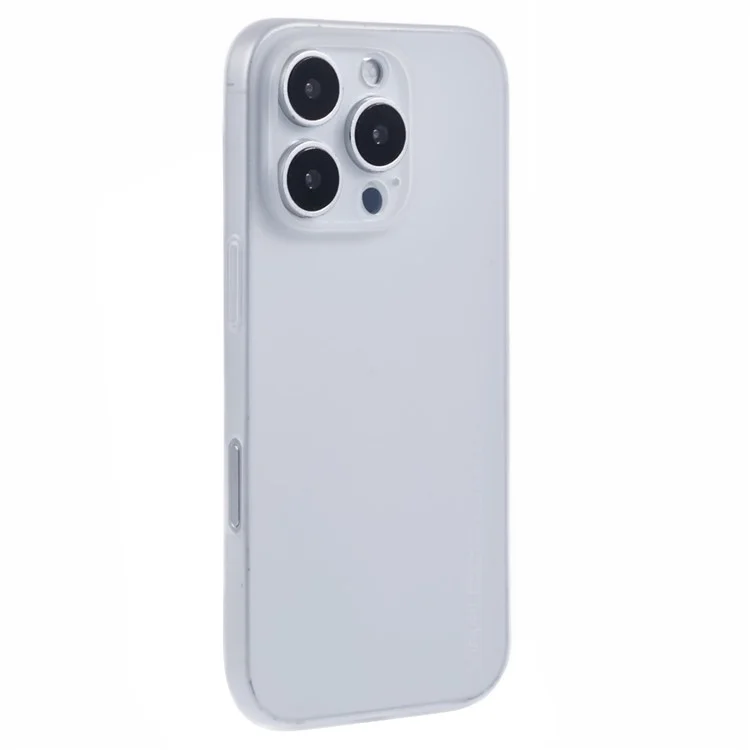 X-LEVEL For iPhone 16 Pro Case Hard PP Matte Phone Cover 0.18mm Ultra-Thin - Transparent