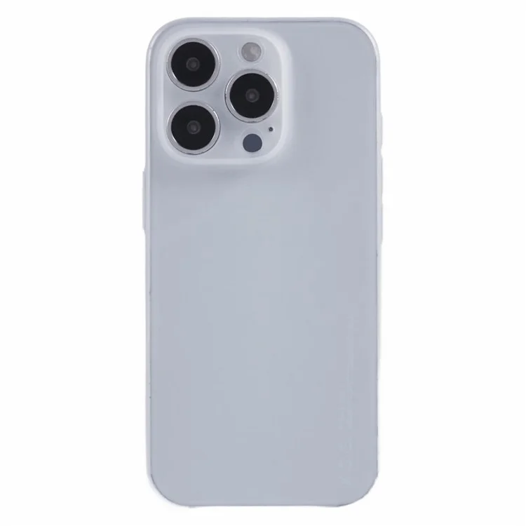 X-LEVEL For iPhone 16 Pro Case Hard PP Matte Phone Cover 0.18mm Ultra-Thin - Transparent