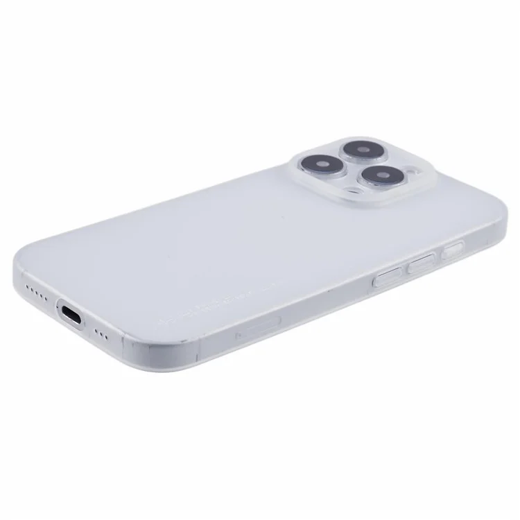 X-LEVEL For iPhone 16 Pro Case Hard PP Matte Phone Cover 0.18mm Ultra-Thin - Transparent