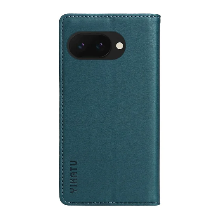 YIKATU YK-001 For Google Pixel 9a Case Stand Leather Phone Cover Strong Magnetic Closure - Green