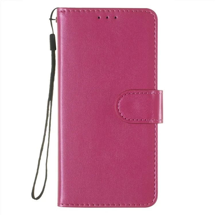For Honor X7c 4G / Honor 200 Smart 5G Case with Card Holder PU Leather Flip Wallet Phone Cover - Rose