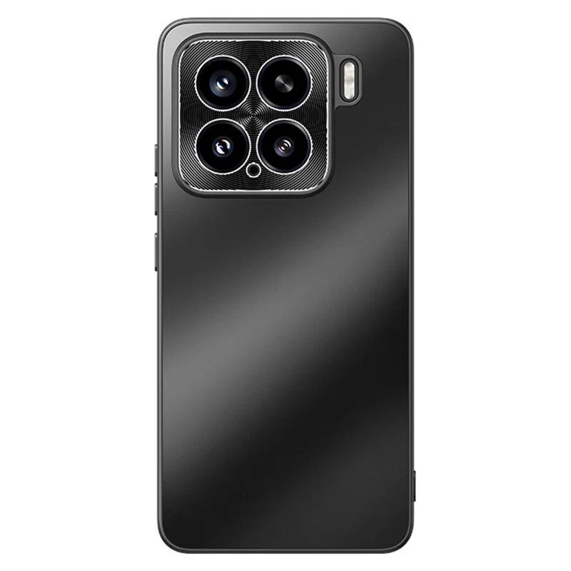 For Xiaomi 15 Case CD Veins PC+TPU Anti-Slip Phone Back Cover - Black