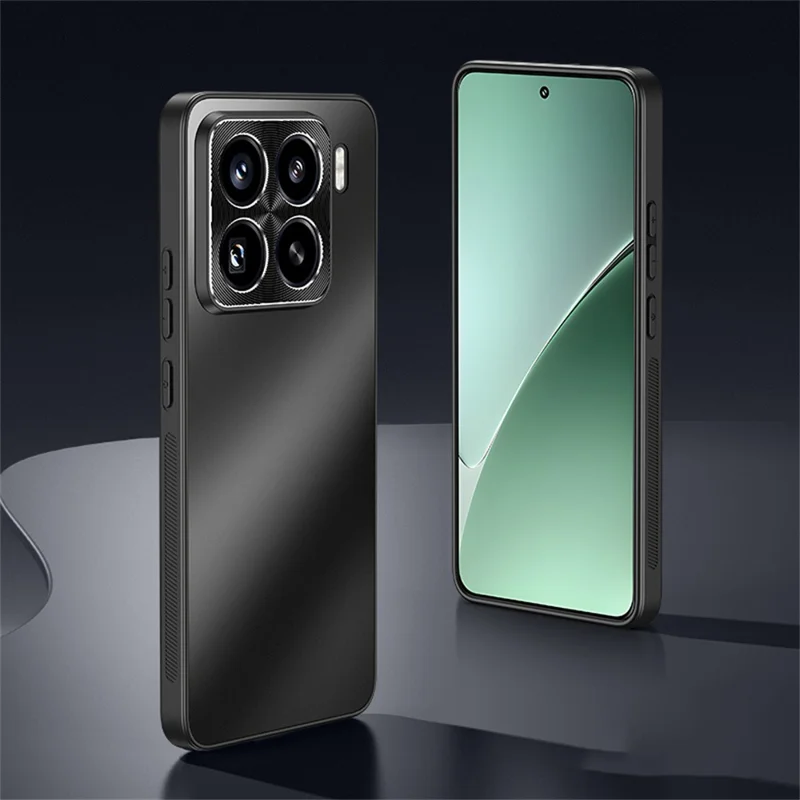 Для Xiaomi 15 Pro Case CD Veins PC+TPU Anti-Slip Phone Back Cover - Черный