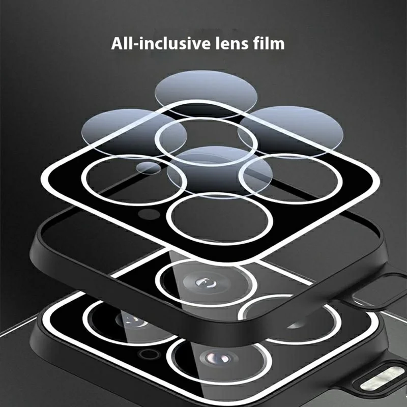 For Xiaomi 15 Case PC+TPU Matte Back Phone Cover with Lens Film - Blue