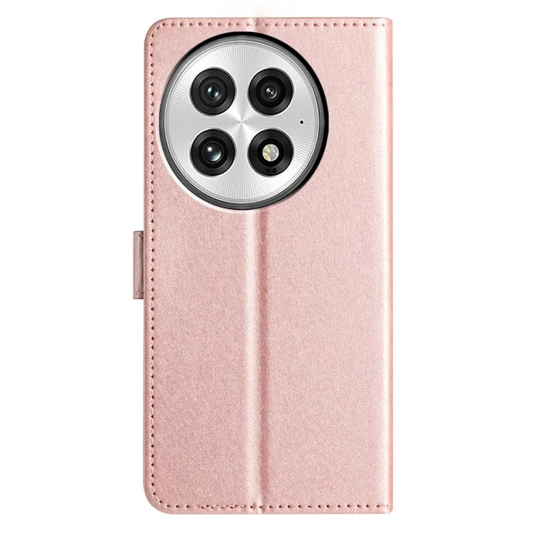 Für OnePlus 13 Wallet Case Leder Folio Handyhülle mit Magnetverschluss - Roségold