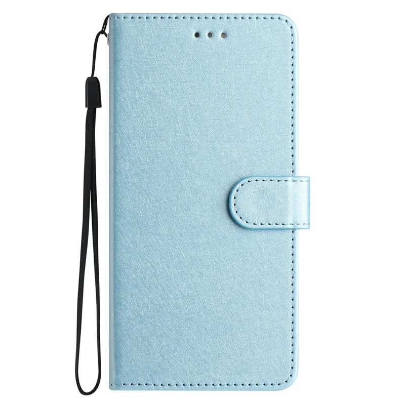 Étui portefeuille en cuir pour Google Pixel 9a, étui de téléphone à rabat magnétique - Bleu ciel