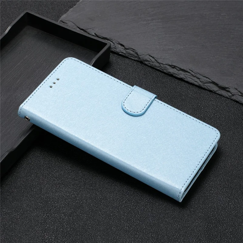 Étui portefeuille en cuir pour Google Pixel 9a, étui de téléphone à rabat magnétique - Bleu ciel