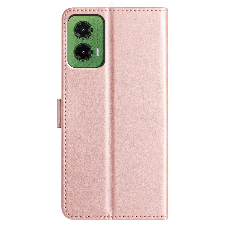 For Motorola Moto G35 5G Wallet Case Leather Folio Phone Cover Magnetic Clasp - Rose Gold

Für Motorola Moto G35 5G Wallet Case Leder Folio Handyhülle mit Magnetverschluss - Roségold