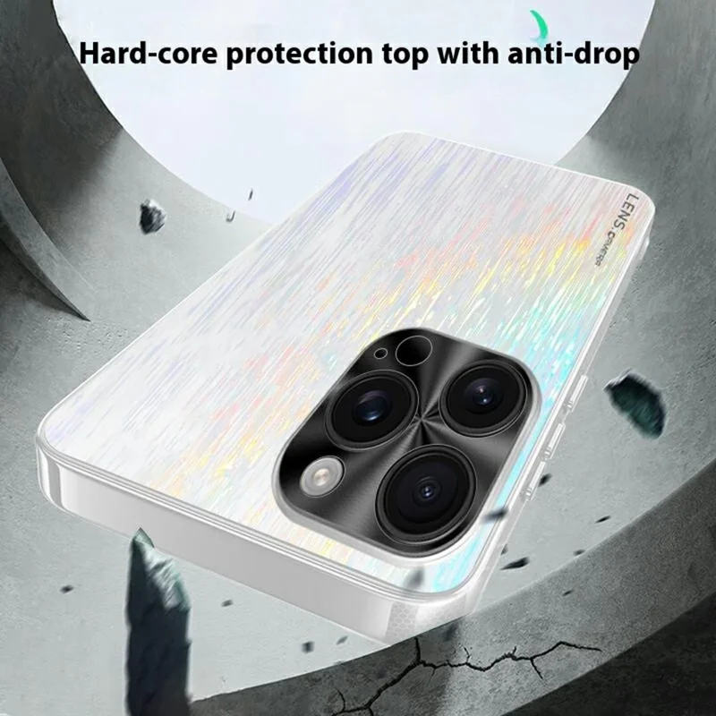 For iPhone 16 Pro Colorful Phone Case Ultra Slim Dropproof Hard PC Back Cover - Sky Blue