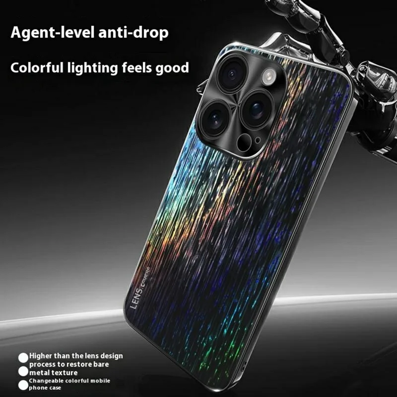 For iPhone 16 Pro Colorful Phone Case Ultra Slim Dropproof Hard PC Back Cover - Sky Blue