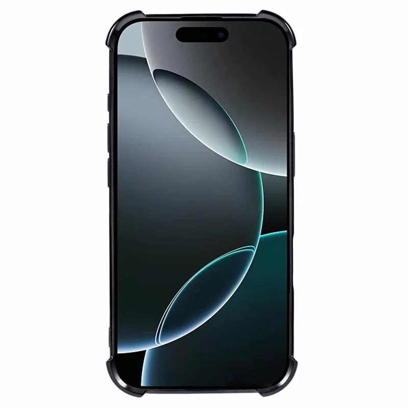 For iPhone 16 Pro Case Butterfly Kickstand Glitter TPU Shockproof Phone Cover - Black