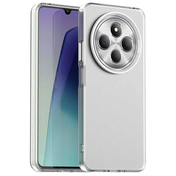 Phone Case for Xiaomi Poco C75 4G / Redmi 14C 4G / 14R 5G / A3 Pro 4G / A4 5G PC+TPU+PET Matte Back Cover - White