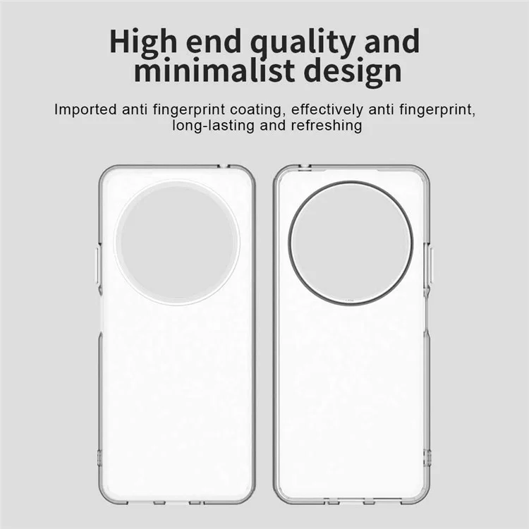 Phone Case for Xiaomi Poco C75 4G / Redmi 14C 4G / 14R 5G / A3 Pro 4G / A4 5G PC+TPU+PET Matte Back Cover - White