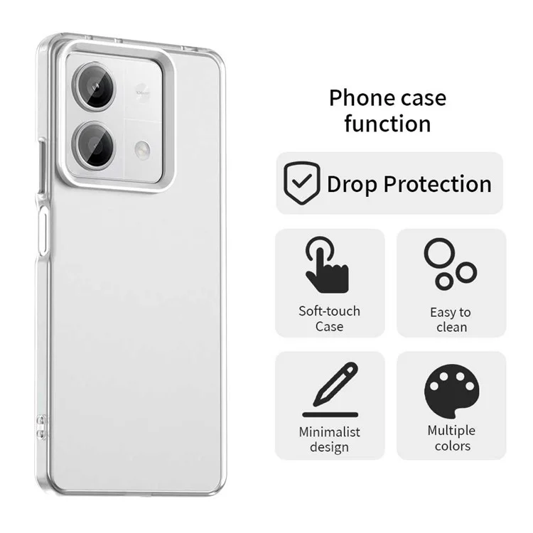 Schutzhülle für Xiaomi Redmi Note 13 5G / Note 13R Pro 5G / Poco X6 Neo 5G Handyhülle - Weiß