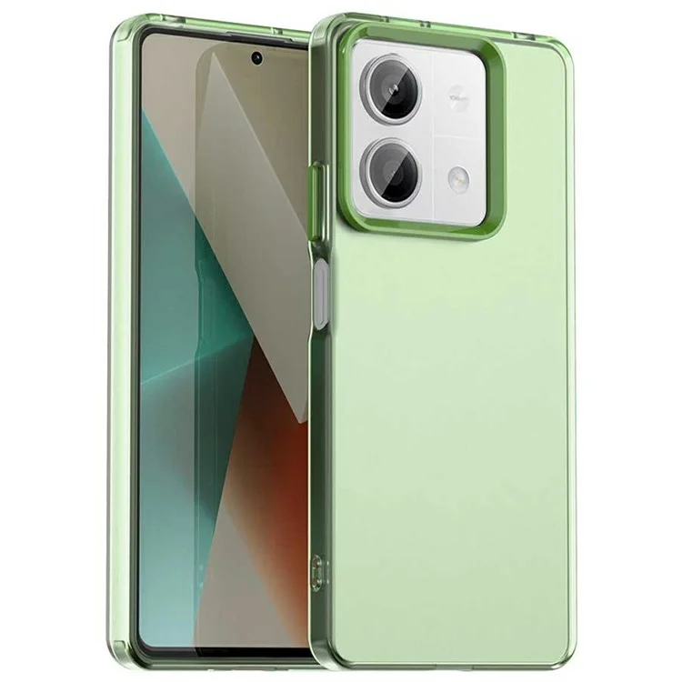 Protective Case for Xiaomi Redmi Note 13 5G / Note 13R Pro 5G / Poco X6 Neo 5G Phone Back Cover - Green