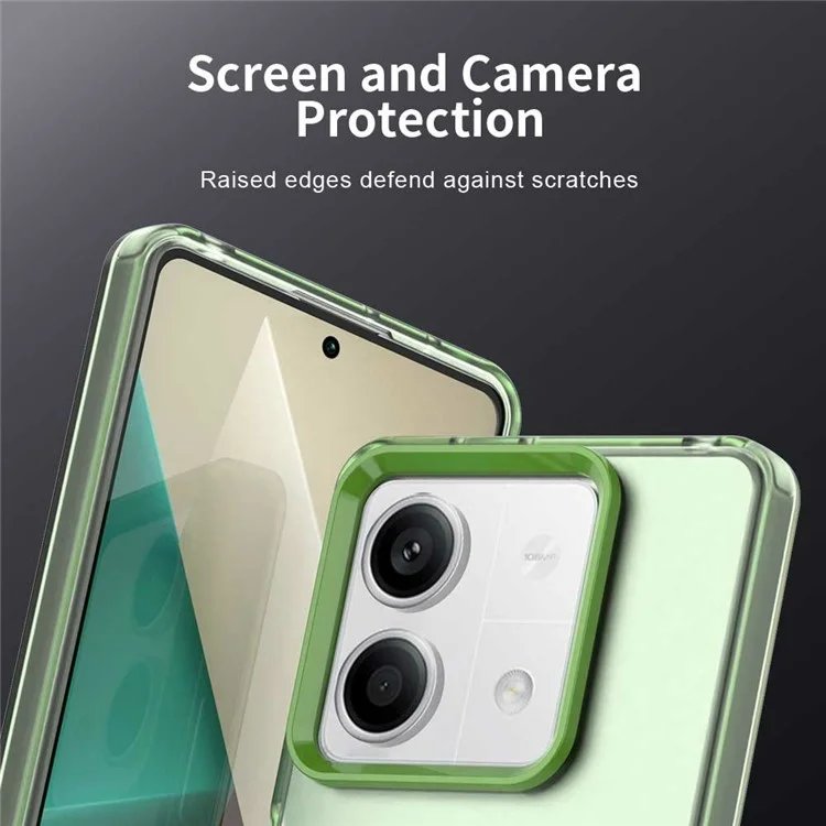 Protective Case for Xiaomi Redmi Note 13 5G / Note 13R Pro 5G / Poco X6 Neo 5G Phone Back Cover - Green